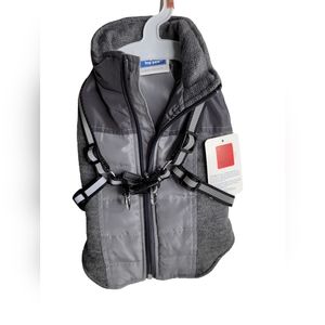 ``P25735 - NWT Top Paw Gray Harness Sweater Vest
